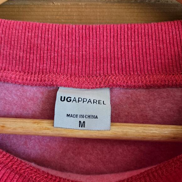 Nebraska Leopard Sweatshirt Collegiate Soft Pullover Huskers Red Sweater Medium - Picture 4 of 4